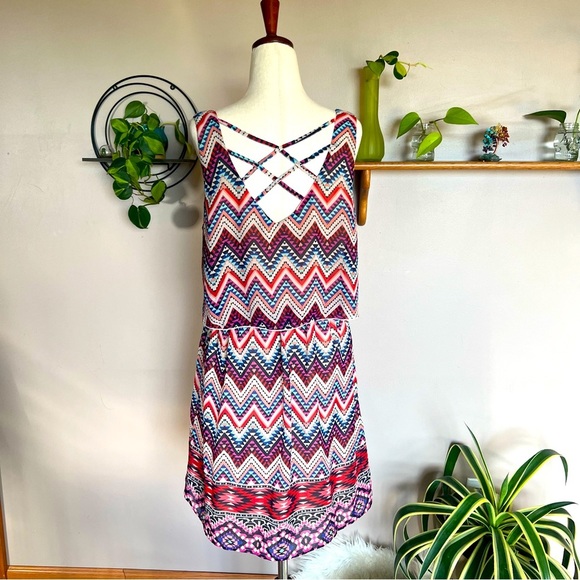 Speechless Juniors Size L Sheer Dress w/ Nude Lining Underneath Flowy and Light - Picture 2 of 4